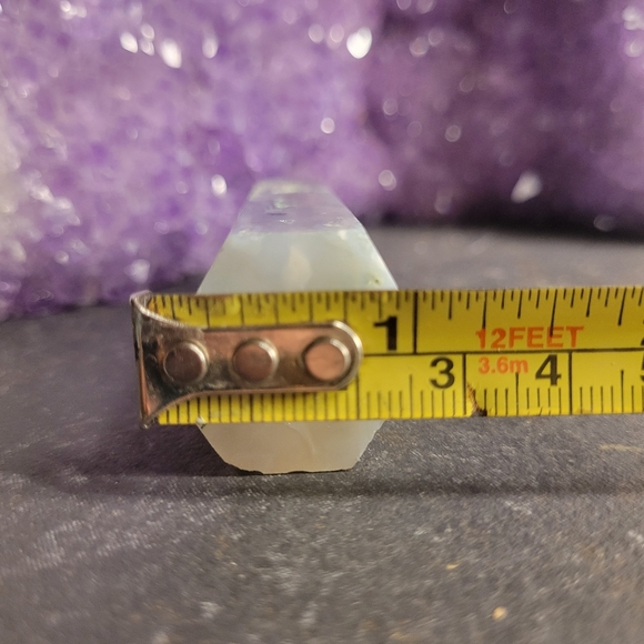 Moss agate crysyal tower - Picture 2 of 7